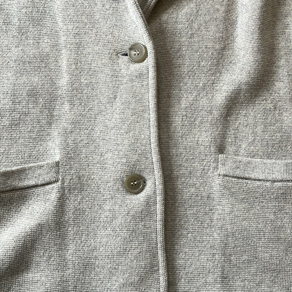 ❌SOLD❌J.Crew size XS merino wool Women's Gray Blazer Jacket - Picture 4 of 10